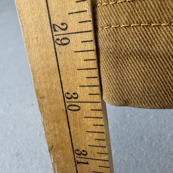 Spanx Pants Women's L Acorn Brown Straight Leg Stretch Patch Pockets Preppy EUC - Picture 13 of 14